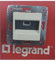Legrand Cariva 773738 Krem Numeris / Telefon Priz - Mekanizma (Beyaz)