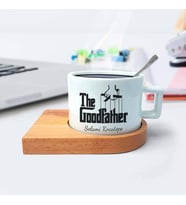 Kişiye Özel The Goodfather İsimli Lüks Çay Fincanı