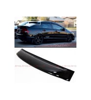 Honda Civic Fd6 2007-2012 Cam Üstü Spoiler (Plastik) (Siyah)