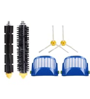 iRobot Roomba 600 605 606 620 630 650 660 671 693 Yedek Ana Fırça Filtre Yan Fırça 6 adet set