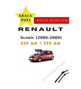 Renault Scenic (2006-2009) Araca Özel Silecek