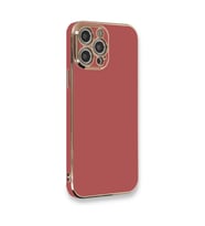 Apple İphone 12 Pro Kılıf Volet Silikon - Kırmızı