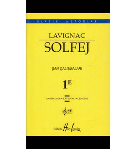 LAVİCNAC SOLFEJ ŞAN ÇALIŞMALARI 1E