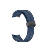 Samsung Galaxy Watch 4 Classic 42mm Uyumlu Kordon Silikon Metal Mıknatıslı Toka Zore KRD-84 Kayış