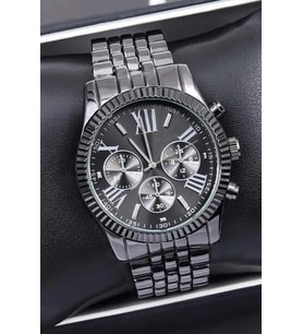 M Kors Model Özel Kutusunda Metal Kordon Siyah Erkek Metal Kol Saati Arkadasa Abiye Sevgiliye Kocaya Baba Kardese Ese Koca Dayiya Dogum Gunu Yildonumu İcin Hediyelik Kol Saati Hediyesi Dogum Gunu Hediyelik Avantajlı Ürün