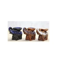 Kişiye Özel Seramik Filli Buhurdanlık - 10x9cm