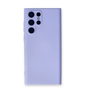 Samsung Galaxy S23 Ultra Kılıf Nano içi Kadife Silikon - Lila