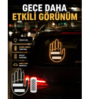 A Kalite Uzaktan Kumandalı Led Park Uyarı Işığı El Figürlü Model