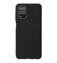 Durukar® Samsung Galaxy A22 Kılıf Lansman Glass Kapak - Siyah
