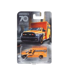 Matchbox 70. Yıla Özel Tekli Arabalar 2019 Ram Ambulance HMV12 HMV17