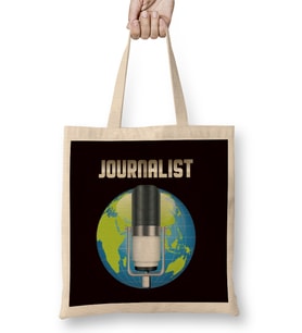 Journalist Reporter Interview Author Writer Journalism Media Bez Çanta Uzun Saplı