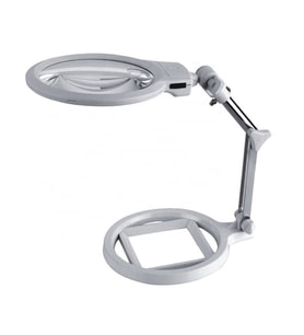 Led Işıklı Masaüstü Katlanabilir Büyüteç MG3B-1A-2X 