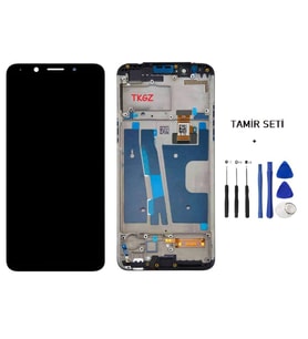 Tkgz - Oppo A73 -2020- Uyumlu Lcd Ekran Dokunmatik Servis FULL ÇITALI + TAMİR SETİ