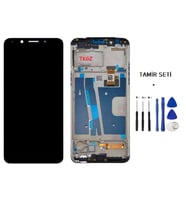 Tkgz - Oppo A73 -2020- Uyumlu Lcd Ekran Dokunmatik Servis FULL ÇITALI + TAMİR SETİ