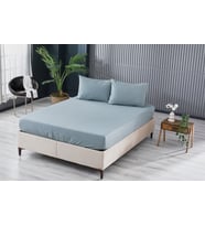 Colourful Fitted Çarşaf Tek King Size - Yeşil