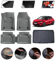 Opel Corsa F 2019-2025 Uyumlu Paspas Araca Özel Bagaj Havuzu MBS Gri