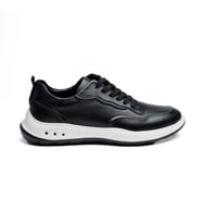 Comfort Taban Hakiki Deri Erkek Sneaker (Siyah)