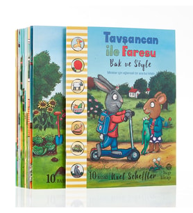 Tavşancan Ile Faresu Serisi Seti - 11 Kitap Takım (Krem)