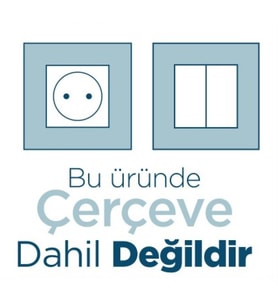 MUTLUSAN RİTA TİTANYUM KAPAKLI PRİZ (ÇERÇEVE HARİÇ)