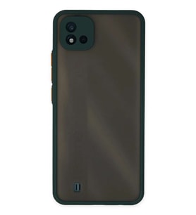 Realme C11 2021 Kılıf Montreal Silikon Kapak - Yeşil
