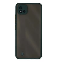 Realme C11 2021 Kılıf Montreal Silikon Kapak - Yeşil