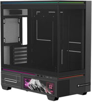 Thermalright Tl-M10 Vision Black Argb Temperli Cam Mid Tower Matx Gaming Kasa