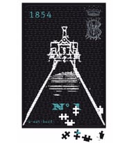 Locomotiva Baronesa N° 1 1854 Puzzle 240 Parça Yapboz