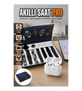 2025 Model Akıllı Saat ve ANC Özellikli Pro Bluetooth Kulaklık Seti