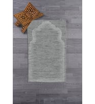 EVDEYA Dijital Baskılı Yıkanabilir Hediyelik Namazlık Seccade 70x130 cm, SECCADE-13-GRİ, (Gri)