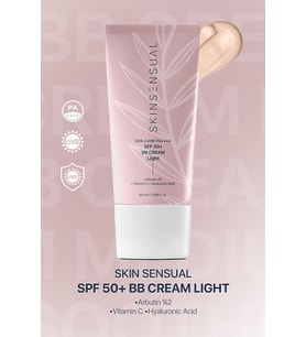 SKİNSENSUAL BB Krem Light 50 Spf Uva/Uvb Pa++++  Leke Oluşumunu Önlemeye Yardımcı, Aydınlık ve Can