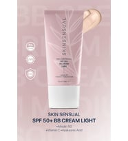 SKİNSENSUAL BB Krem Light 50 Spf Uva/Uvb Pa++++  Leke Oluşumunu Önlemeye Yardımcı, Aydınlık ve Can