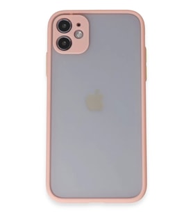 Newface Apple iPhone 11 Kılıf Montreal Silikon Kapak - Pembe