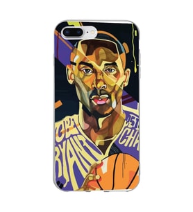 Iphone 7 PLUS - 8 PLUS Uyumlu Kobe Bryant Tasarımlı Şeffaf Telefon Kılıfı