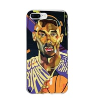 Iphone 7 PLUS - 8 PLUS Uyumlu Kobe Bryant Tasarımlı Şeffaf Telefon Kılıfı