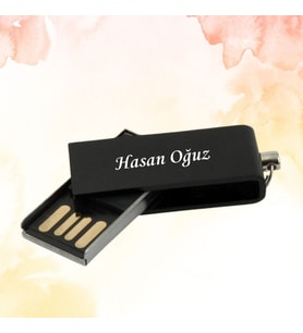 KİŞİYE ÖZEL MİNİ 32GB SİYAH FLAŞ BELLEK FARKLI RENKLERİ MEVCUT