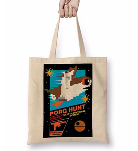 Star Wars Porg Hunt Bez Çanta Uzun Saplı