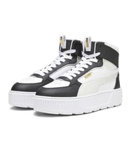 Puma Karmen Rebelle MID Siyah Beyaz Günlük Spor Ayakkabısı