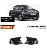 Vw Amarok Yarasa Ayna Kapağı Batman Parlak Siyah Piano Black