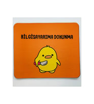 Sevimli Civciv Mouse Pad, 21x17 cm, Kaymaz Taban, Ev, Ofis ve Oyun için Rahat ve Yumuşak Mousepad