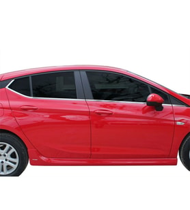 Opel Astra K HB Krom Cam Çıtası 8 prç. 2015 ve üzeri Paslanmaz Çelik