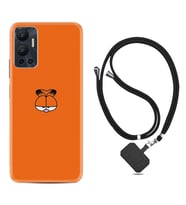 Infınix Hot 12 Kılıf Silikon Boyun Askılı İpli Desenli Silikon Garfi 1733