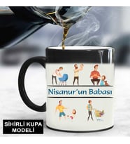 Babalar Günü Hediyesi Sihirli Kupa Bardağı (STD)