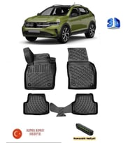 Rizline Volkswagen Taigo 2020 Sonrası Uyumlu 3D Havuzlu Paspas ASMA KOKU VE NUMARATÖR HEDİYELİ