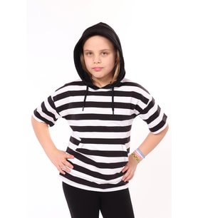 Toontoy Kız Çocuk Tişört (Siyah)