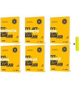 Hız Yayınları TYT Matematik Fen Türkçe Soru Bankası Seti 6 Kitap