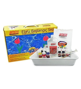 LİSANS ARTDECO EBRU SETİ ÇANTALI 8'Lİ