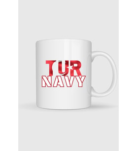 Tur Navy Tasarımlı Kupa Bardak