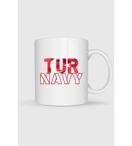 Tur Navy Tasarımlı Kupa Bardak