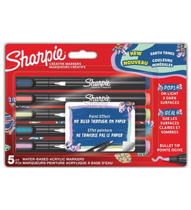 Sharpie Markör Akrilik Doğa Tonları Yuvarlak Uç 5 Li Bl Sh-2213380