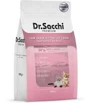 Premium Düşük Tahıllı Sığır Etli Ve Kuzu Etli Yavru Kedi Maması 1 kg